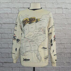Vintage 80s Civil War All Over Print Sweatshirt